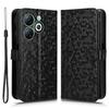 For Infinix Smart 8 4G Magnetic Phone Case Leather Drop-Proof Card Slot Cover with Strap