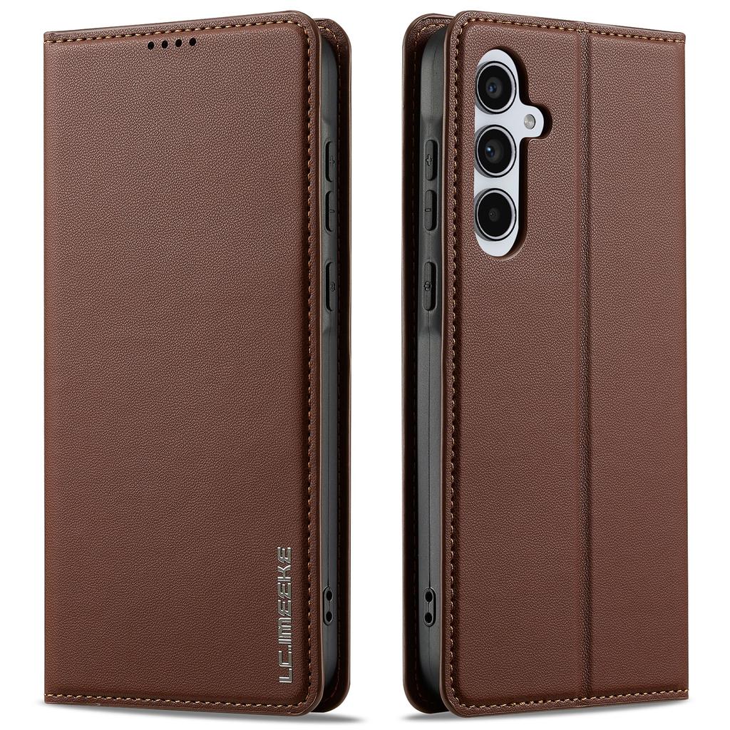 LC.IMEEKE Seria L1 Etui na Samsung Galaxy A55 5G PU Skórzany Portfel Stojak Ochronny Pokrowiec na Telefon