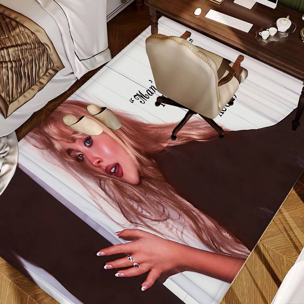 Singer S-Sabrina Carpenter Room Mats Anti-slip Absorb Water Long Strip Cushion Bedroon Mat Household Carpets