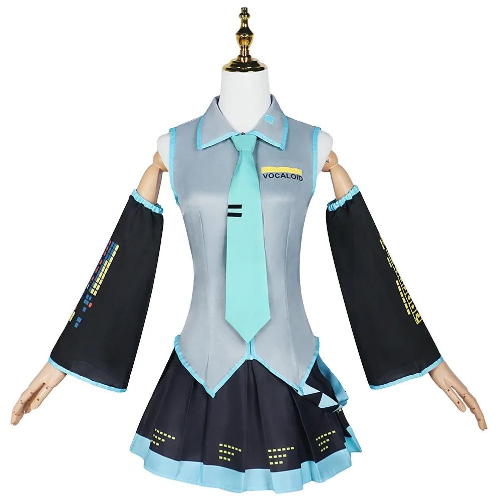 Anime Karakter Prestaties Kleding Hatsune Anime Kleding Cosplay Kleding Rok Hetzelfde Pak Pruik Accessoires Halloween