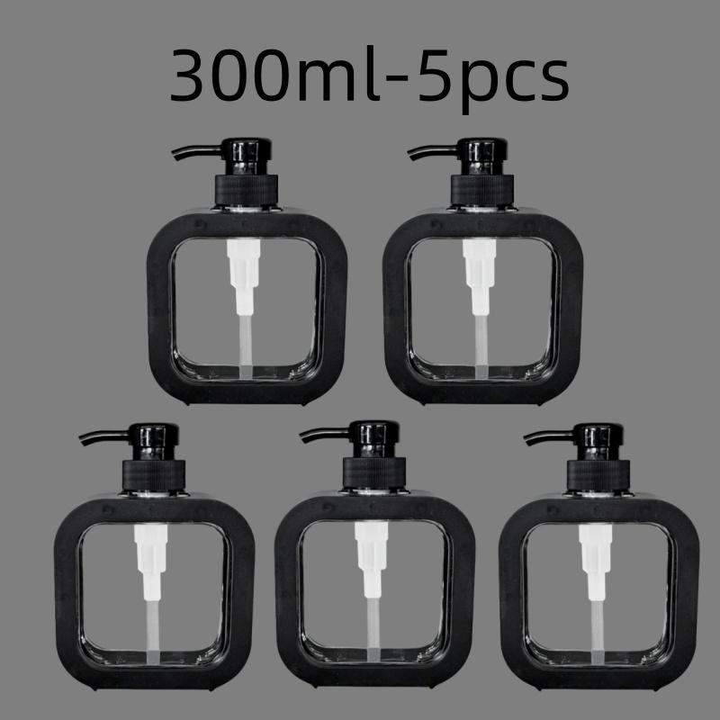 300/500ml Badkamer Zeepdispensers Hervulbare Lotion Shampoo Douchegel Houder Draagbare Reizen Dispenser Lege Bad Pomp Fles