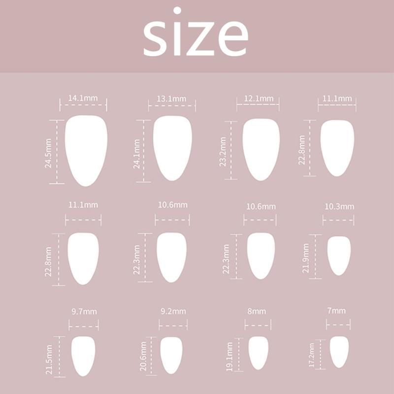 Press on Nail Short Almond Acrylic Autumn Winter Leopard Floral Designs Nail Stick on Nail For Fashion Women And Parties
