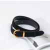 Casual Pin Buckle Waistband Trendy Business Waist Strap Gifts Suede Leather Belt