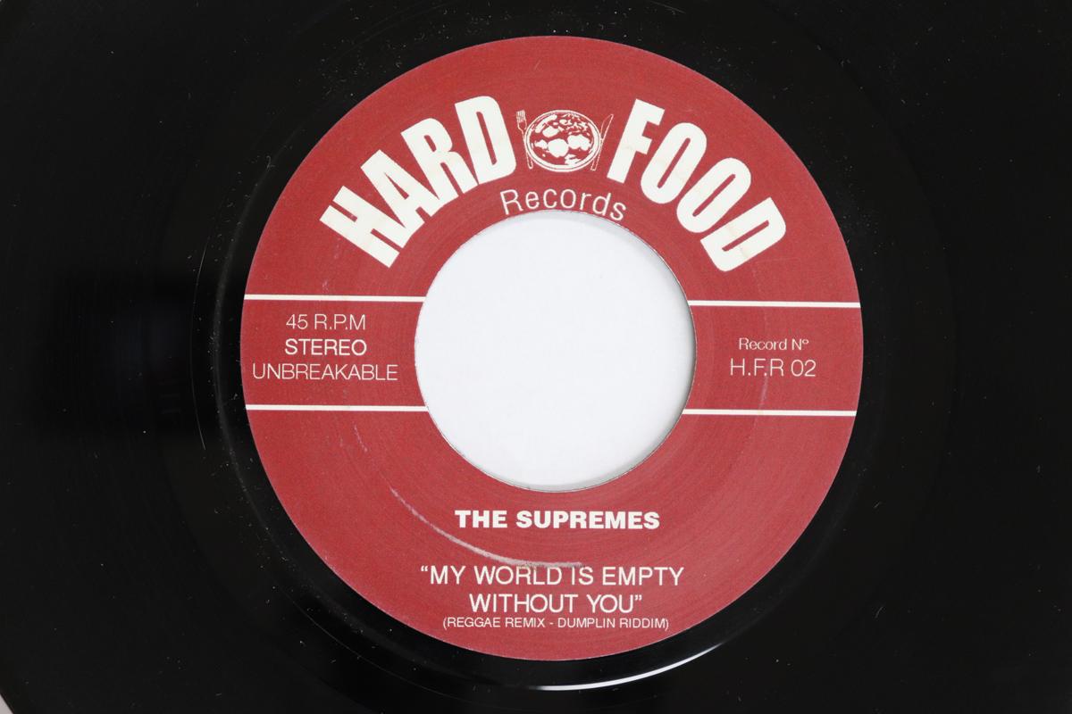 

7inch Record SUPREMES - My World Is Empty Without You (Regg HFR02 HARD FOOD RECOR 2010 US Reggae, Ska & Dub Used