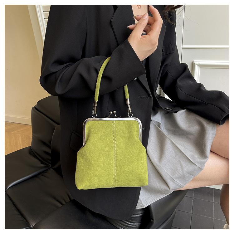 Neue Mode Kontrastfarbe Muschel Tasche für Damen, Vintage Stil Crossbody Schultertasche, Lässige Pendler Handtasche für den täglichen Gebrauch CLE