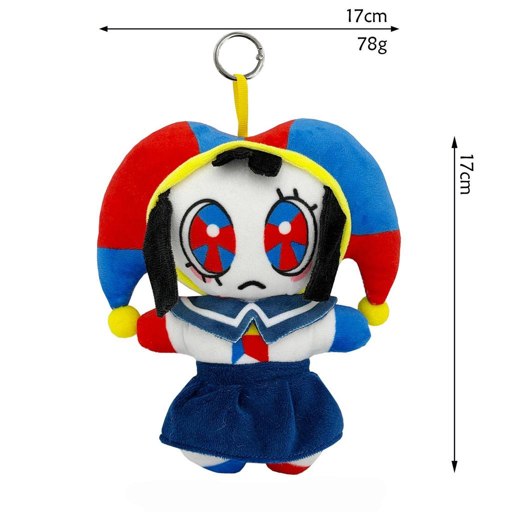 Cyber Circus Clown Plush Toy - Digital Circus Doll Figure
