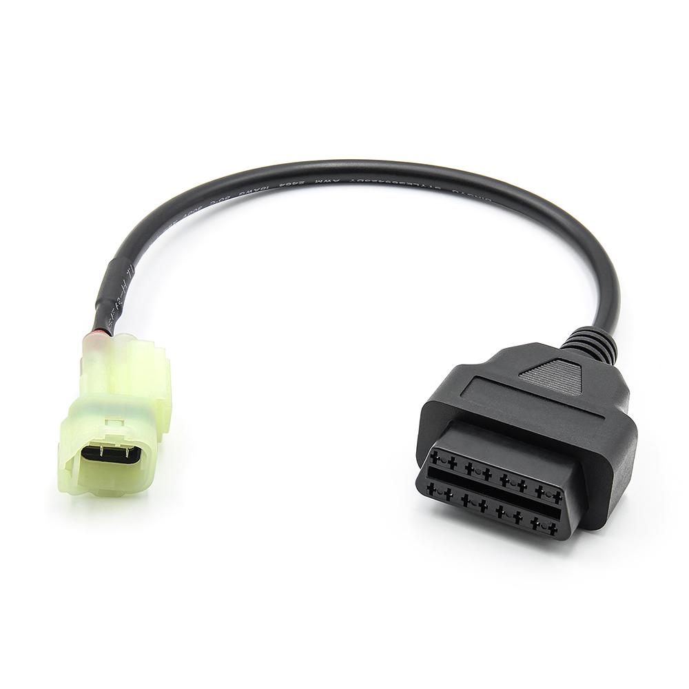 OBD2 Kabel für Honda 4Pin 6Pin Motorrad zu OBDII 16 Pin Kabel 4 Pin/6 Pin Stecker Kabel Motorrad Diagnose Verlängerungskabel