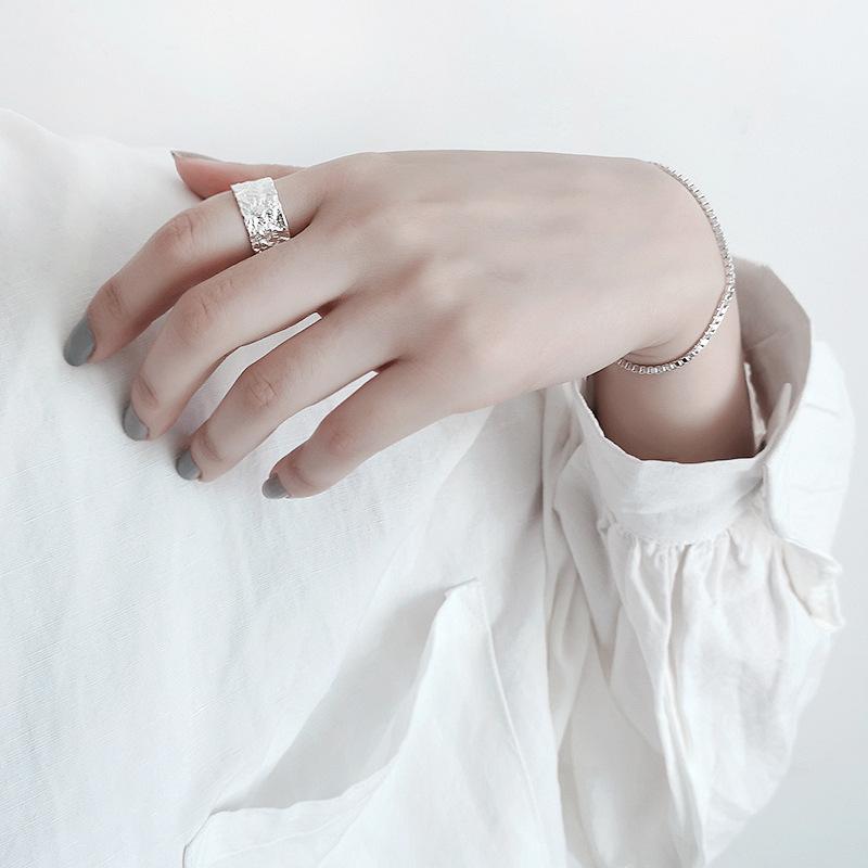 XIYANIKE Prevent Allergy Silver Color Wedding Rings New Creative Geometric Handmade Anillo Accessories Jewelry Gifts