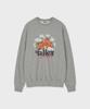FALLETT Fresh Berry Raglan Sweatshirt Gray
