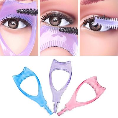 3 în 1 gene rimel scut ghid de protecție aplicator de gene cosmetice pentru ochi prelungirea genelor pieptene pentru curling pieptene instrumente de machiaj