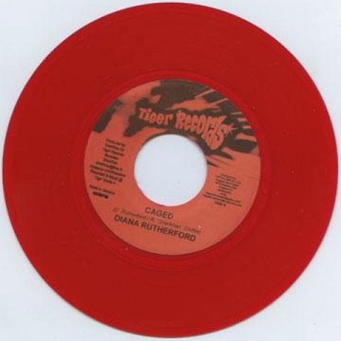 

7inch Record DIANA RUTHERFORD / SHERKHAN - Caged (Colored Vinyl) / Sufferah Ve Tiger Records 2008 Jamaica Reggae, Ska & Dub