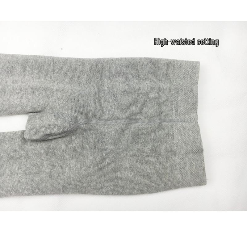 Warm and Thickened Cotton Terry Baby and Children’s Open-Crotch Tights, Ages 1-10.