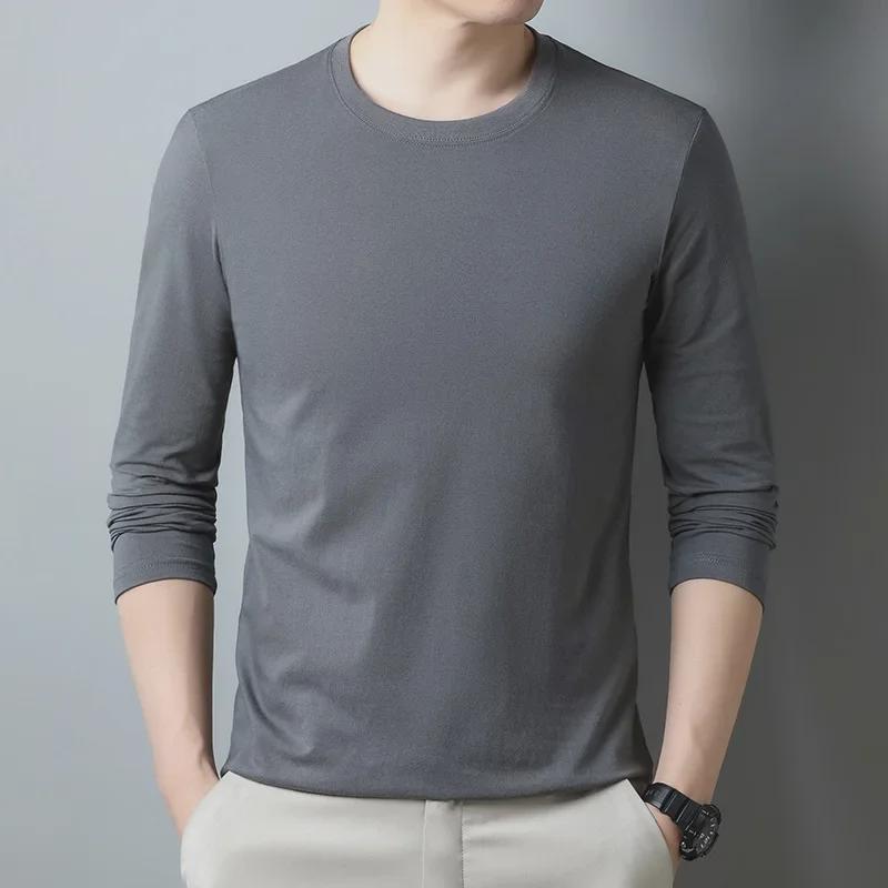 

Мужская футболка с длинными рукавами и круглым вырезом из 100% полиэстера — однотонная, повседневная и универсальная модель для весны и осени. XL