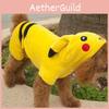 Adorable Tenue d'Animal de Compagnie Pokemon Go Avec Capuche Pikachu Mignonne Pour les Célébrations d'Halloween