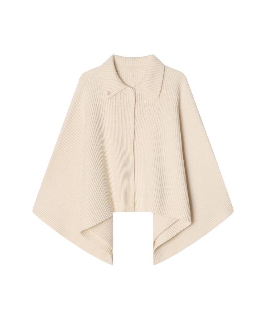Meibeoyu Roddie Cape Knit Jacket _ Ivory