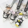 Hello Kitty Keychain Kawaii Cartoon Kuromi Car Key Ring Melody Cute Cinnamoroll Backpack Pendant Ornaments Girls Gifts