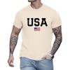 Mens USA Shirt American Flag Patriotic Graphic T Shirt