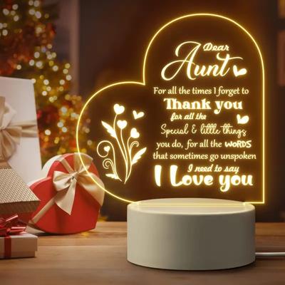 1PC Creative Care Night Light Bedroom Eye Protection Atmosphere Night Light