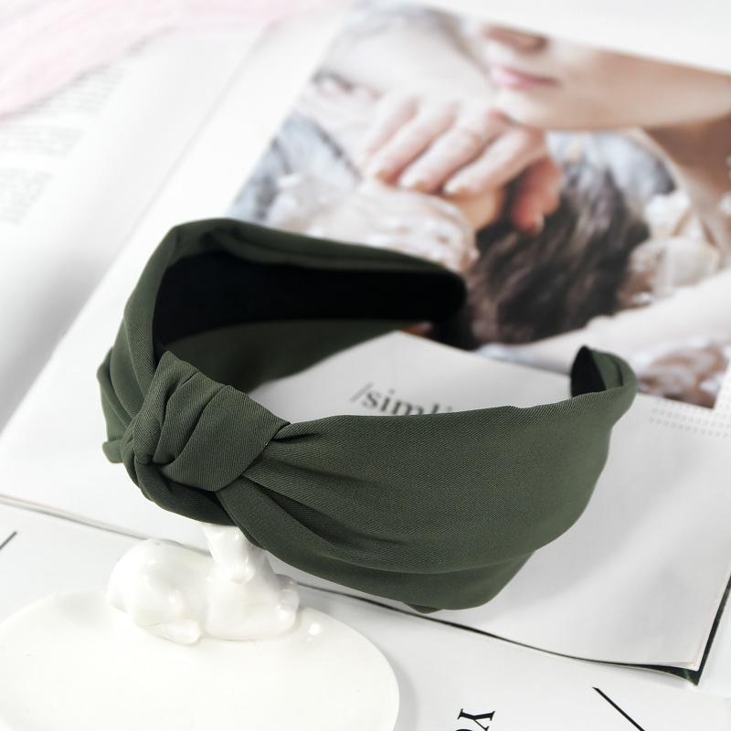 Wide Fabric Knotted Hair Headband