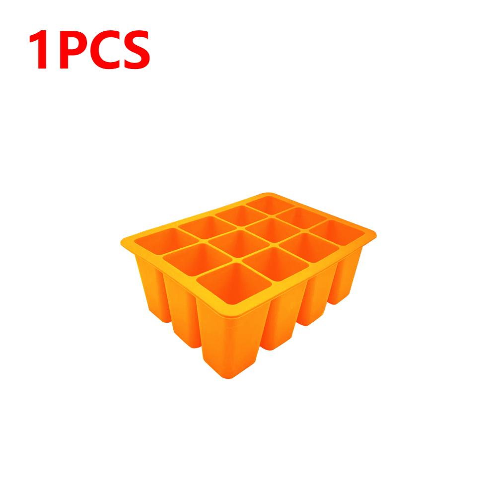 

1-5pcs 12 Holes Seed Starter Trays Plant Grow Box Seedling Trays Germination Indoor Gardening Germination Starter Case