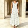Sleeveless Summer Maxi Dress Loose-Fit,Breathable Soft Fabric,Minimalist Design,Ideal for Daily Casual Wear & Beach Vacation