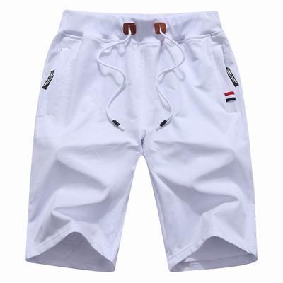 Shorts Esportivos de Tricô Casual de Verão de Algodão Masculino - Leves, Elásticos, Tamanhos Grandes Disponíveis