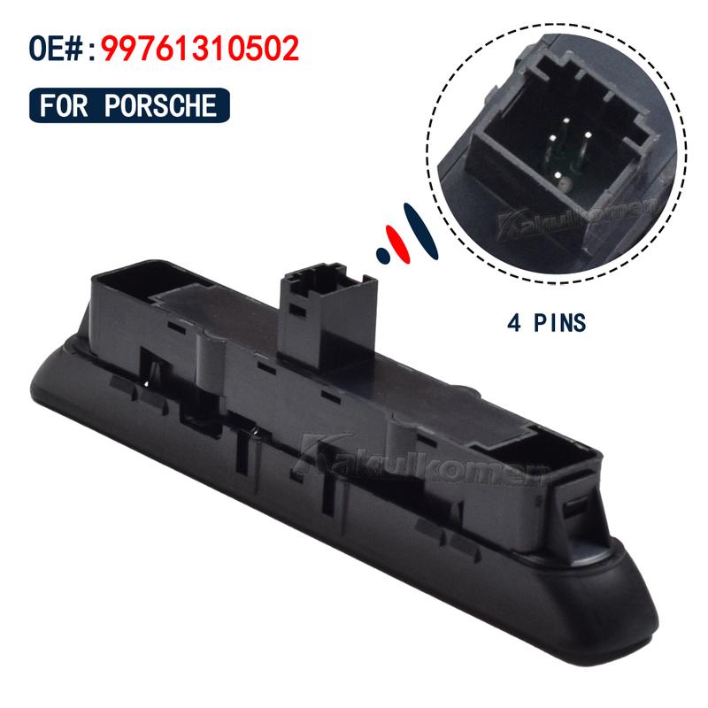 99761310502 99761310502A05 For Porsche 911 987 997 Boxster Cayman Carrera Car Hood and Decklid Trunk Lid Release Switch Button