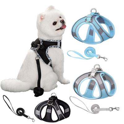 Pet Leash with Night Reflective Design Breathable Jacquard Nets Easy