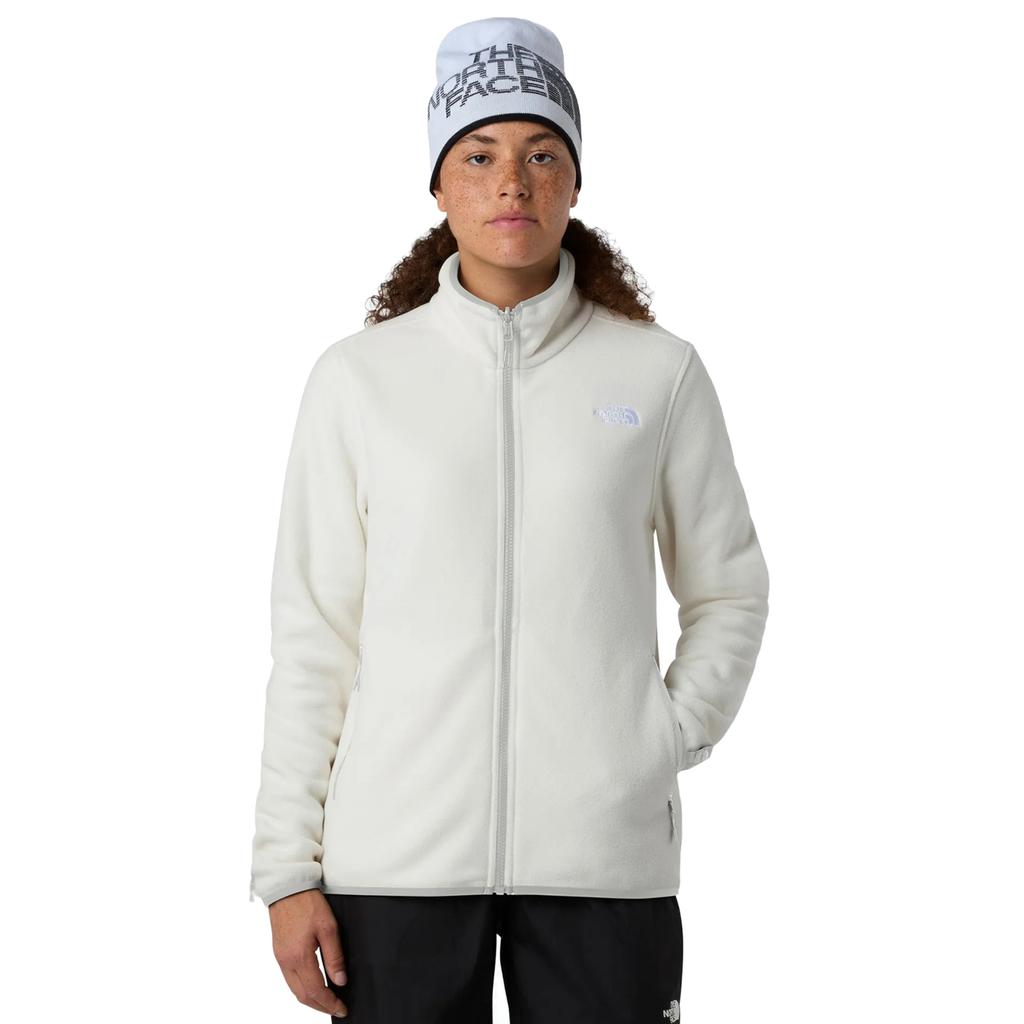 The North Face W Glacier Fleece Jackets, Womens White Fleece