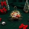 Hollow Pumpkin Carriage Centerpiece Candy Holder  For Party Halloween Christmas Decoration