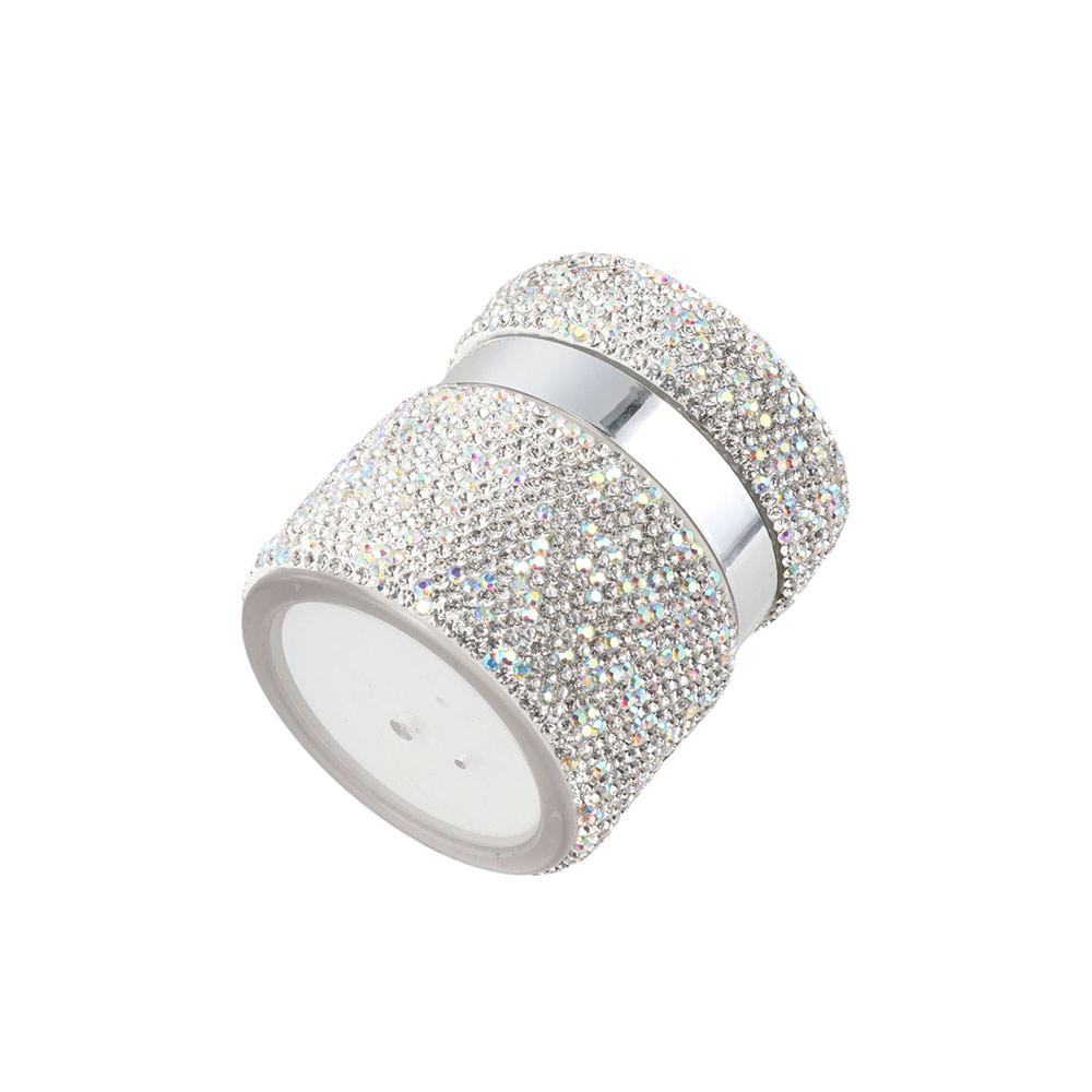 Refillable Airless Cream Bottle Dispenser Rhinestone Cosmetic Container  Skincare Cream