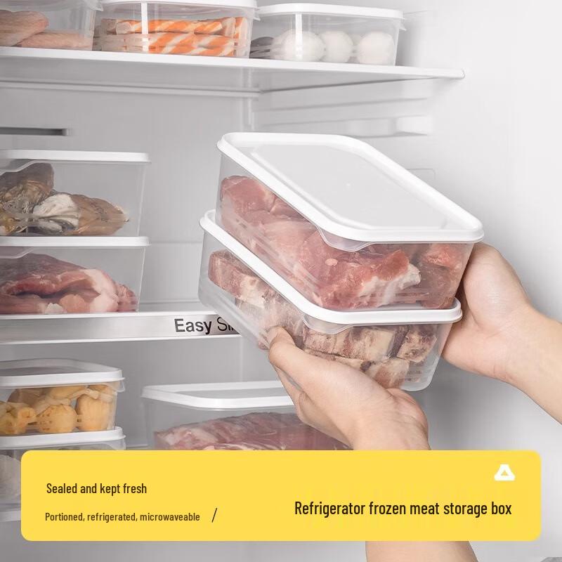 Food-Grade Refrigerator Freezer Storage Containers (10-Pack)