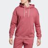 Adidas Solid Color Logo Hoodie Men Hoodies Rock-Pink HT4457
