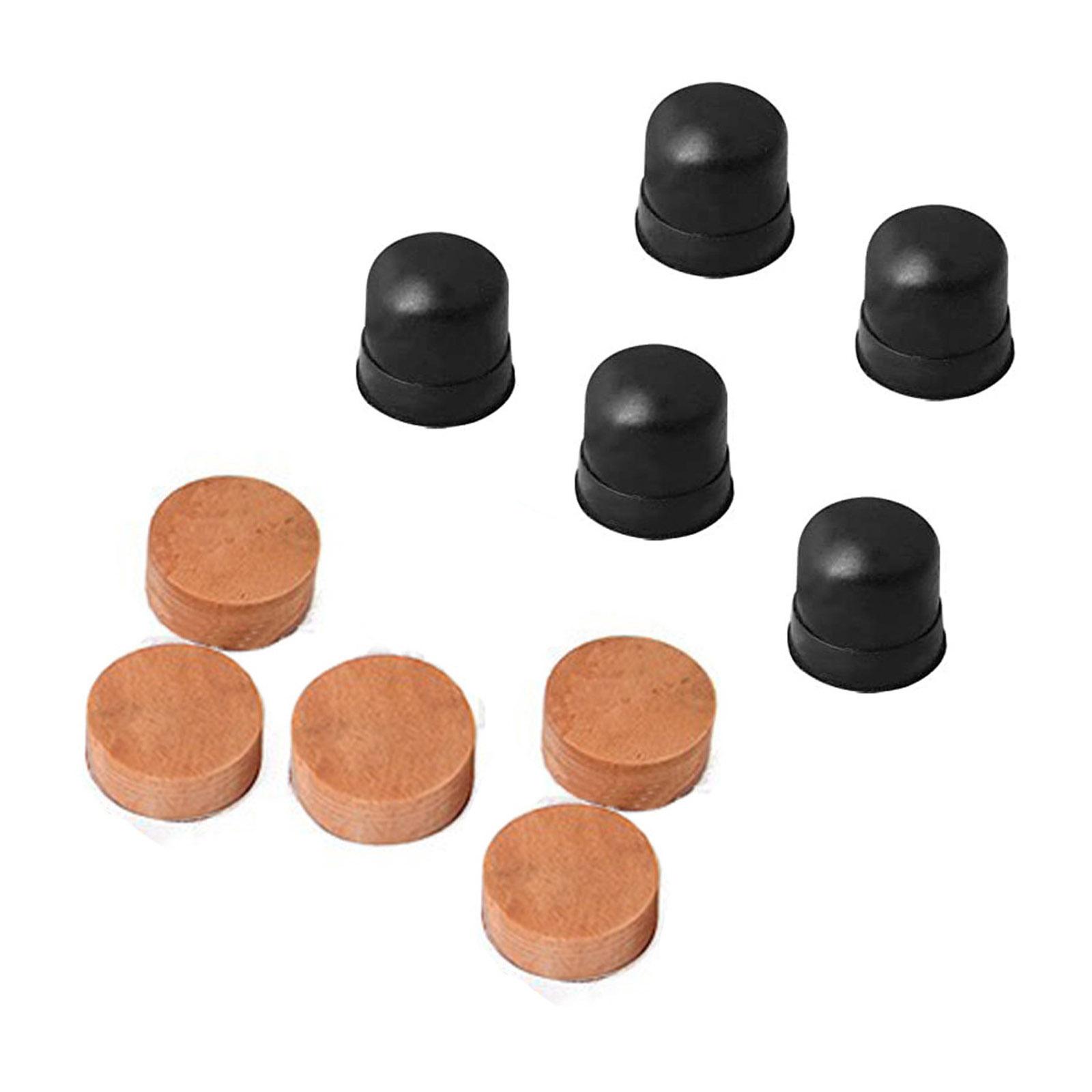 

Trombone Water Key Spit Value Cork Pad Performances Accessory Cork Pad Repairing Cork Pad Slide Rubber End Bumper Set 1