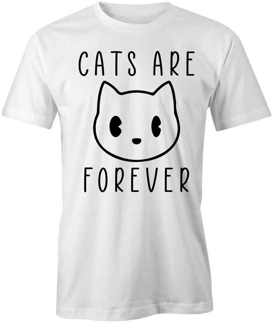 CATS ARE FOREVER TShirt Tee Short-Sleeved Cotton CLOTHING S1WSA83 M