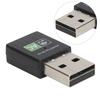 Wifi Adapter USB Receiver Ethernet 600Mbps 2.4Ghz5Ghz Dual Band Wireless Network Card Black