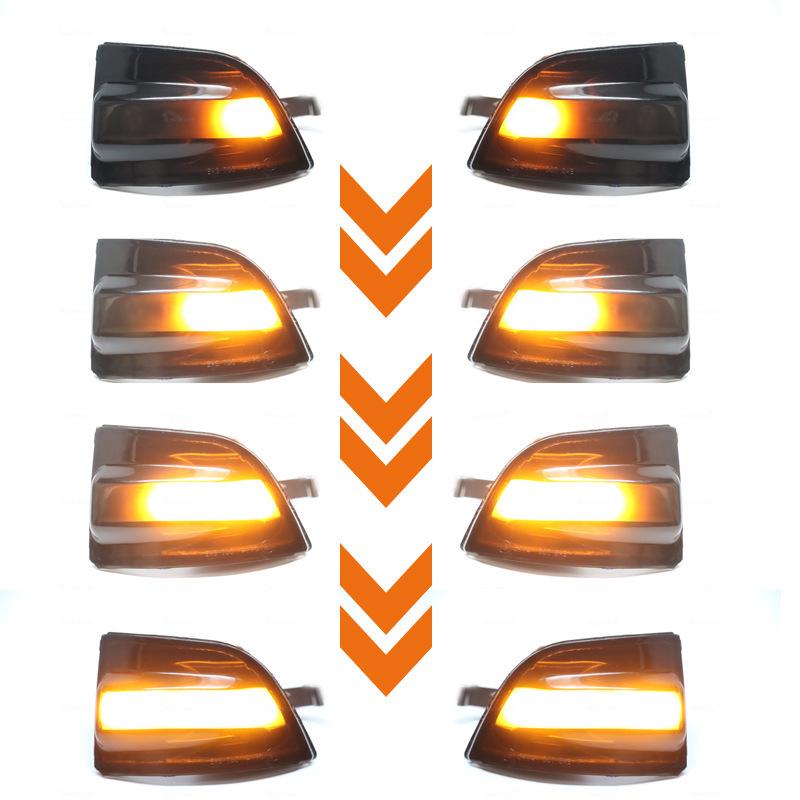 

Flowing LED Turn Signal for Ford Focus MK2, Focus C-MAX, and C-MAX Rearview Mirrors Aerospace Aluminum