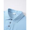 Men S Short Sleeve Polo Shirt Button Pocket Loose Summer Top