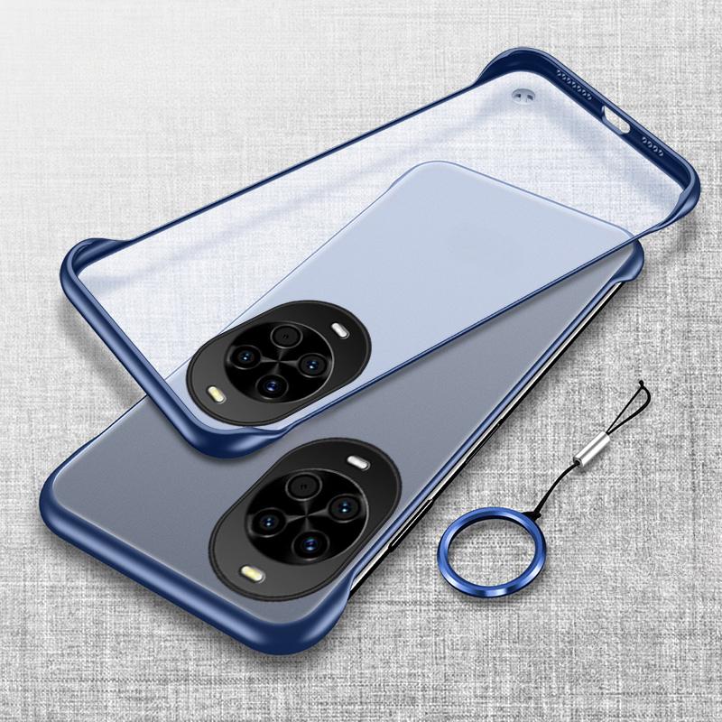 For Huawei Nova 14 Case Thin Cover Clear Borderless Heat Dissipation Holes Housing with Metal Ring For Huawei Nova 14 Pro Phone Casing