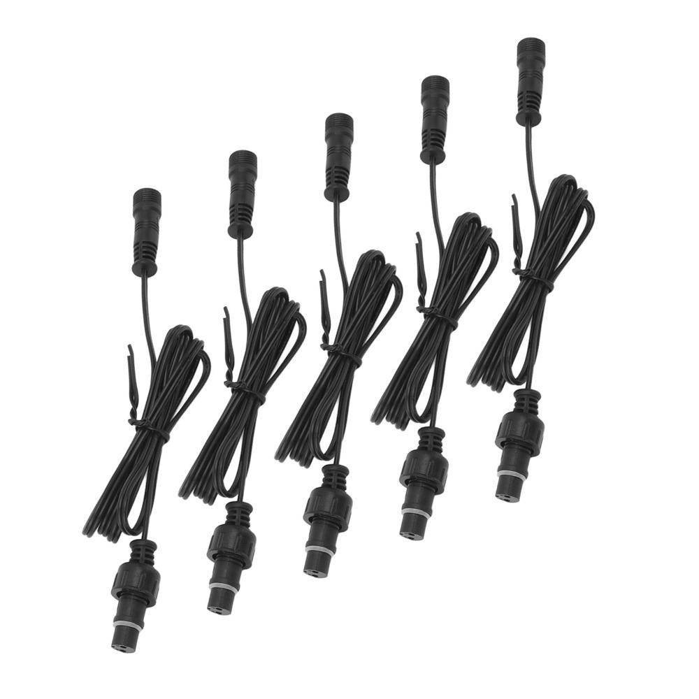5pcs 3.3ft Garden Extension Cord IP67 LED Light Extension Cord  Garden Lighting
