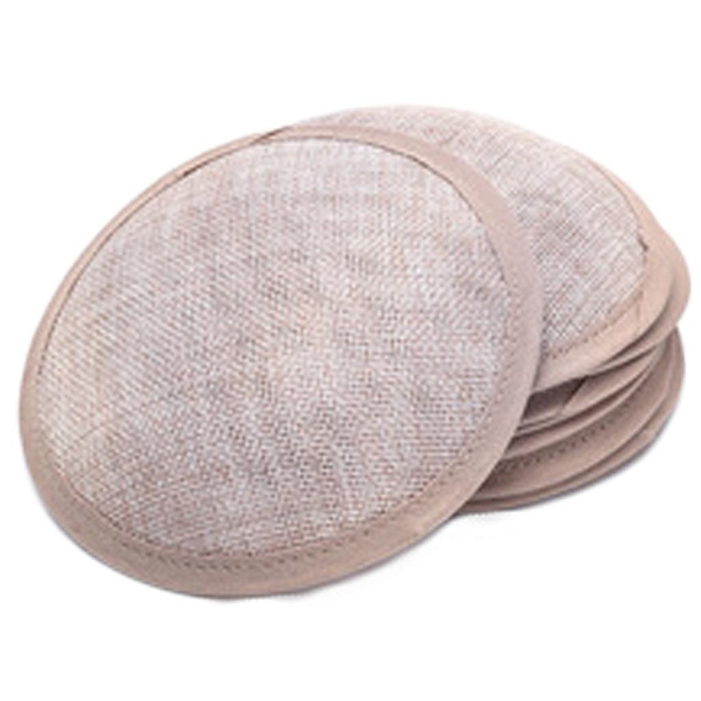 Sinamay Fascinator Base for Women DIY Headwear Millinery Party Hat Base Breathable Round Support Fascinators Accessories