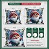 45X45Cm Christmas Elf Pillowcase Bedroom Sofa Cushion Cover 100% Polyester Living Room Cushion Pillowcase Home Decor
