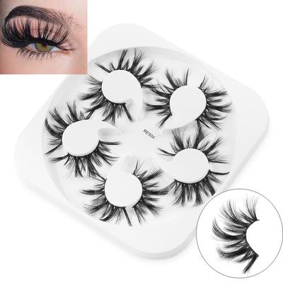 Cruelty-free Criss-cross Dramatic Eyelashes Extension 3D  Faux Mink Lash Thick Long False Eyelashes