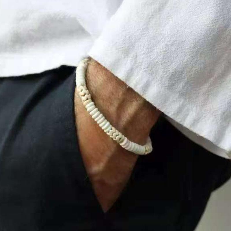 

Artificial Howlite Bracelet for Men срібний