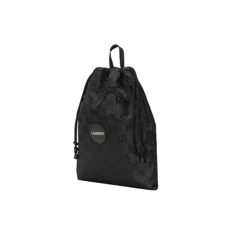 GUCCI Nylon Dry Clean Bag / Storage Bag Clutch , Toiletry Bag Men's Black (Unisex) Travel Organizers 674247 UKDQN 1000