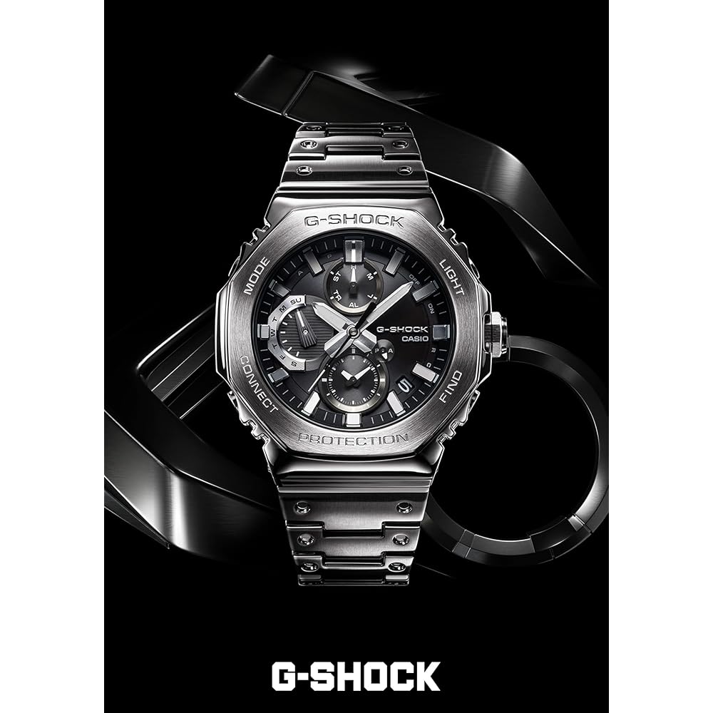 Casio G-Shock Full Metal Chronograph Bluetooth Tough Solar Men's Watch GMC-B2100D-1AJF Silver