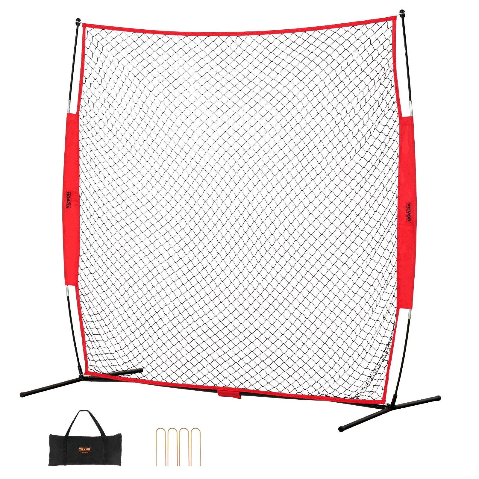 VEVOR Barricade Backstop Net, 7x7 ft