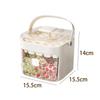 48 Grids Ice Cube Mold with Easy-press Lid Ice Cube Storage Durable Ice Cube Box  Home Use