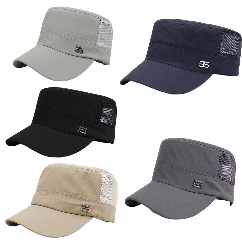 Sun Protection Outdoor Sun Hat Mesh Hollow Summer Baseball Cap Men's Fishing Cap  Female/Male