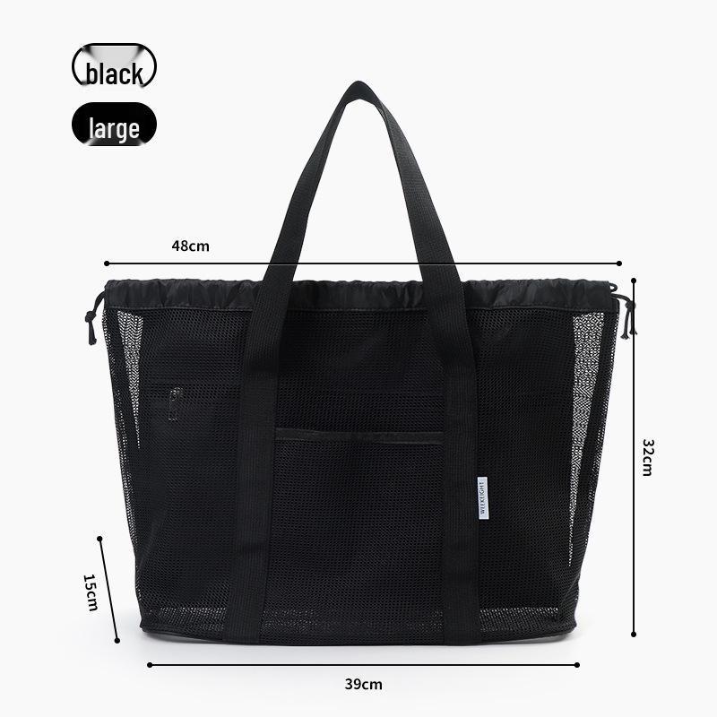 Summer Large Capacity Mesh Beach & Bath Tote for Kids